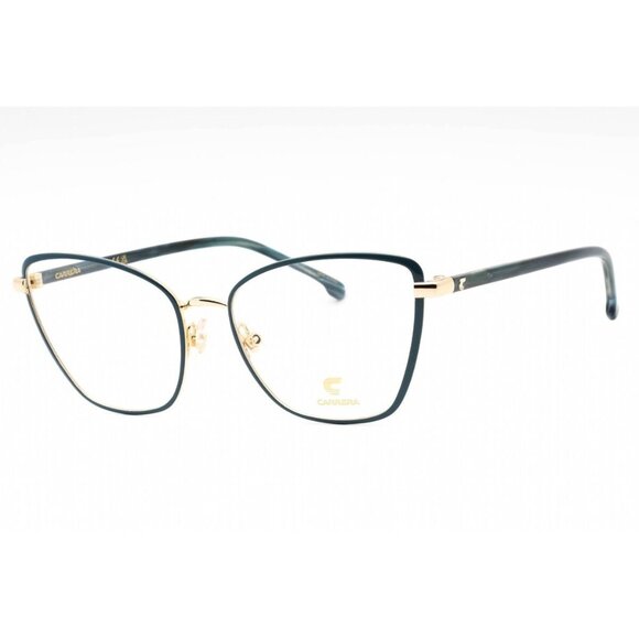 NEW CAT EYE CARRERA 3039 0VVP 00 WOMEN EYEGLASSES CARRERA BLUE GOLD EYEWEAR